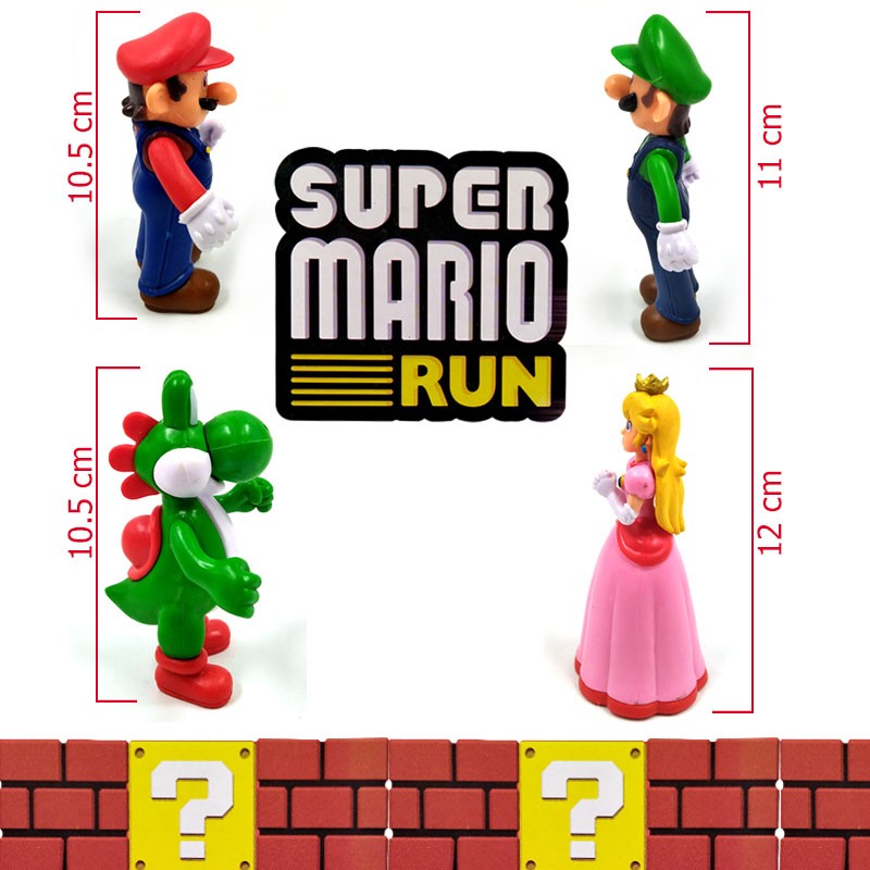 MARIO BROS FIGURAS SET 1 JUGUETERÍA MUÑECOS JUGUETES COLECCIÓN