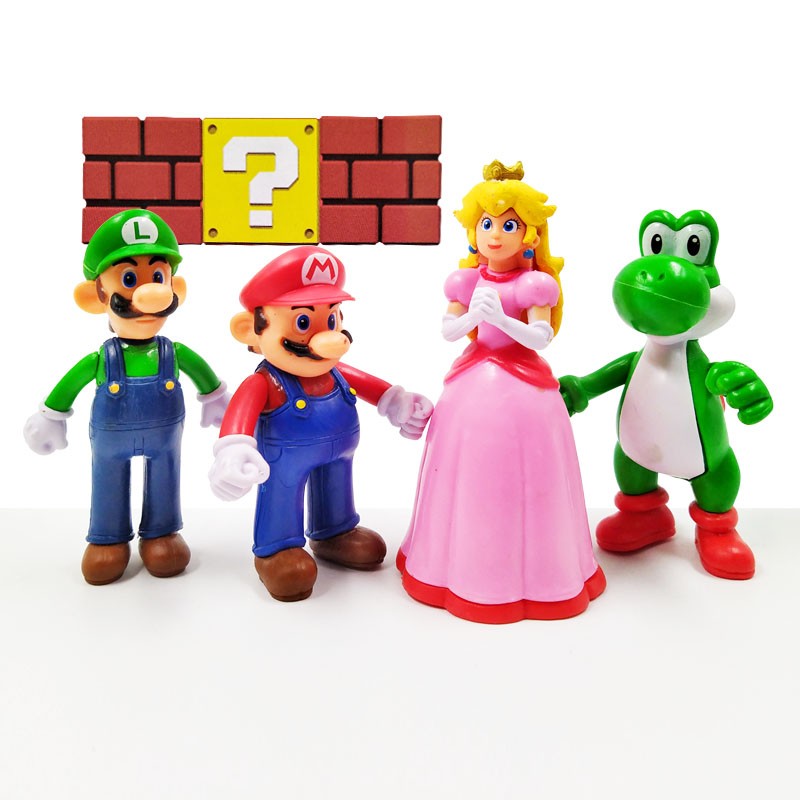 MARIO BROS FIGURAS SET 1 JUGUETERÍA MUÑECOS JUGUETES COLECCIÓN