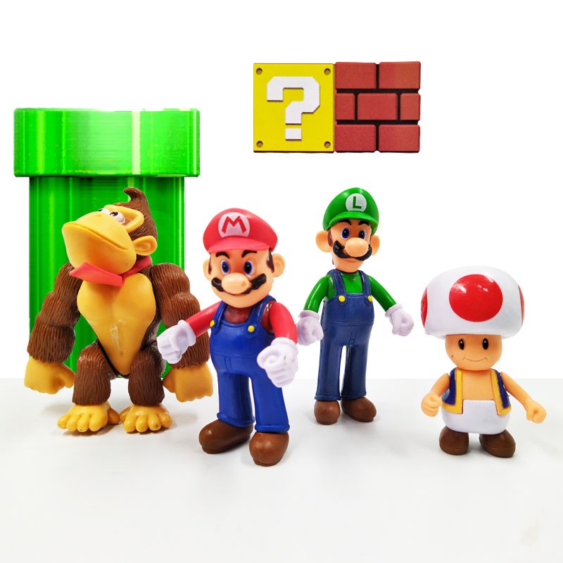 FIGURAS MARIO BROS SET 2 JUGUETERÍA MUÑECOS JUGUETES COLECCIÓN