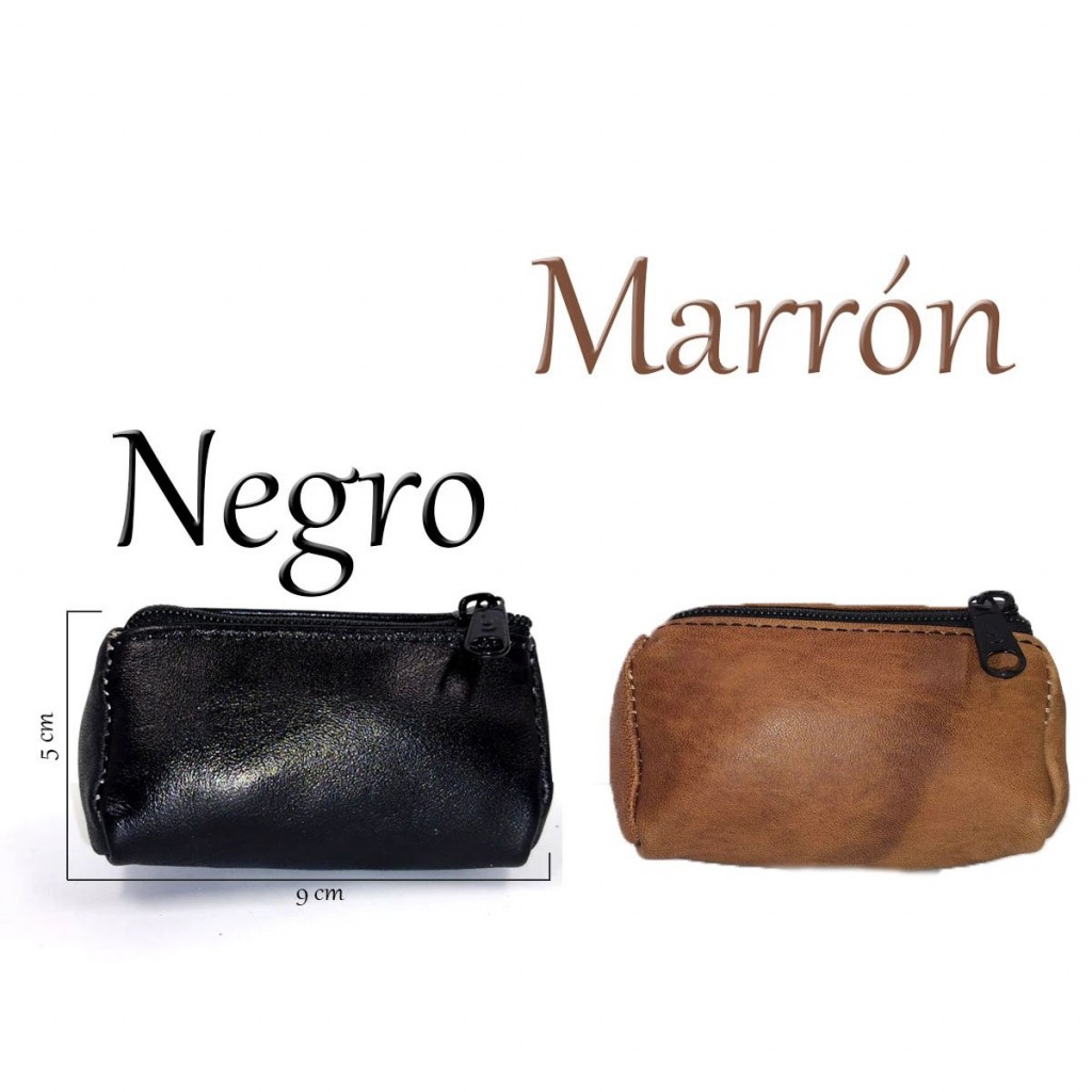 MONEDEROS CUERO CARTERA UNISEX ACCESORIOS TULAS