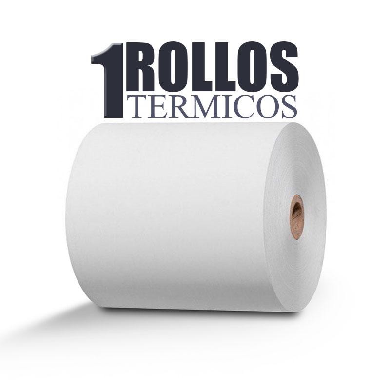 ROLLOS TÉRMICOS IMPRESIONES 80X60MM ROLLO PAPELERÍA OFICINA