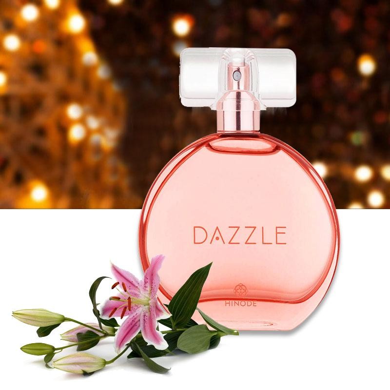COLONIA DAZZLE COLOR CHAMPAGNE HINODE PERFUME MUJER FRAGANCIA FEMENINA