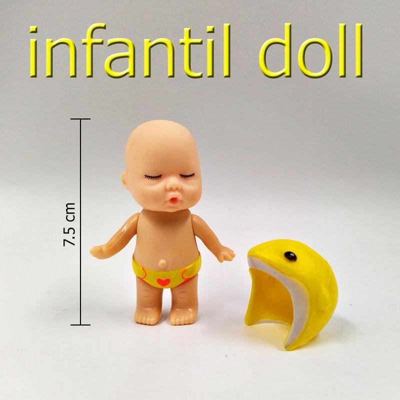 BEBES INFANT DOLL GORRO AMARILLO JUGUETES MUÑECOS JUGUETERÍA TETERO