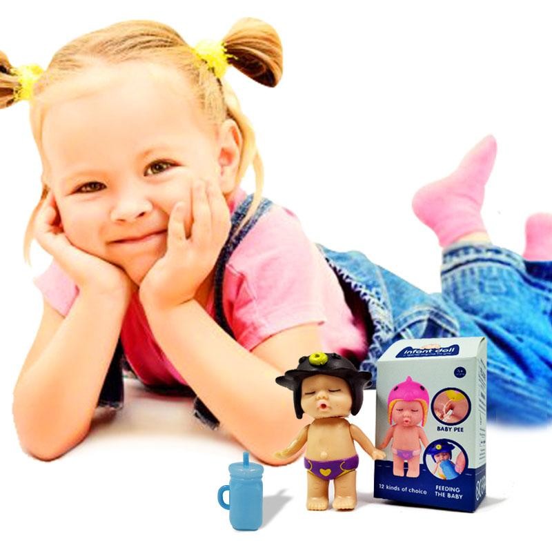 BEBES INFANT DOLL GORRO NEGRO JUGUETES MUÑECOS JUGUETERÍA TETERO