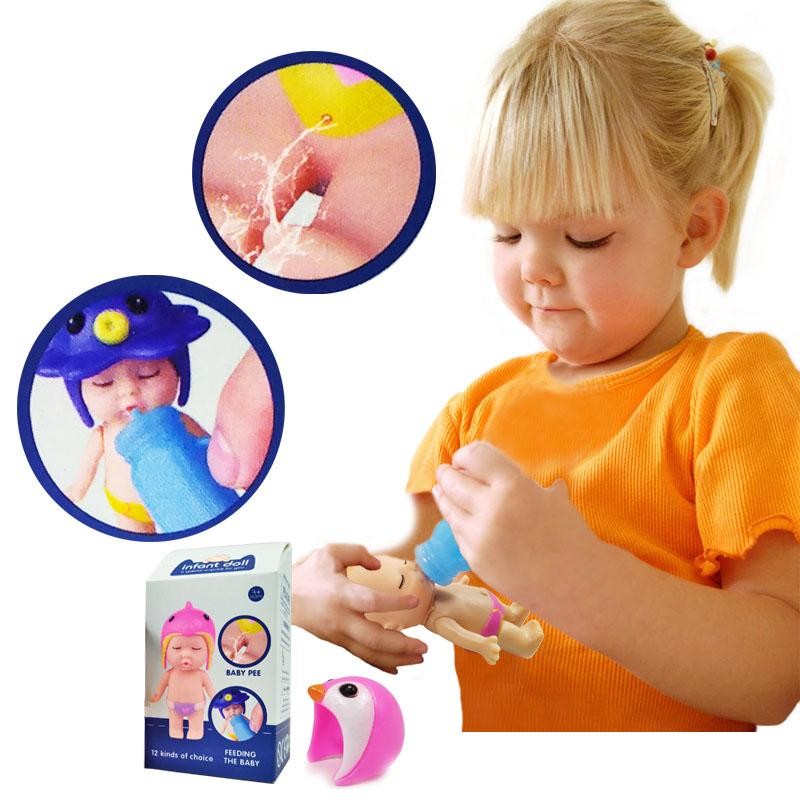 BEBES INFANT DOLL GORRO ROSADO JUGUETES MUÑECOS JUGUETERÍA TETERO