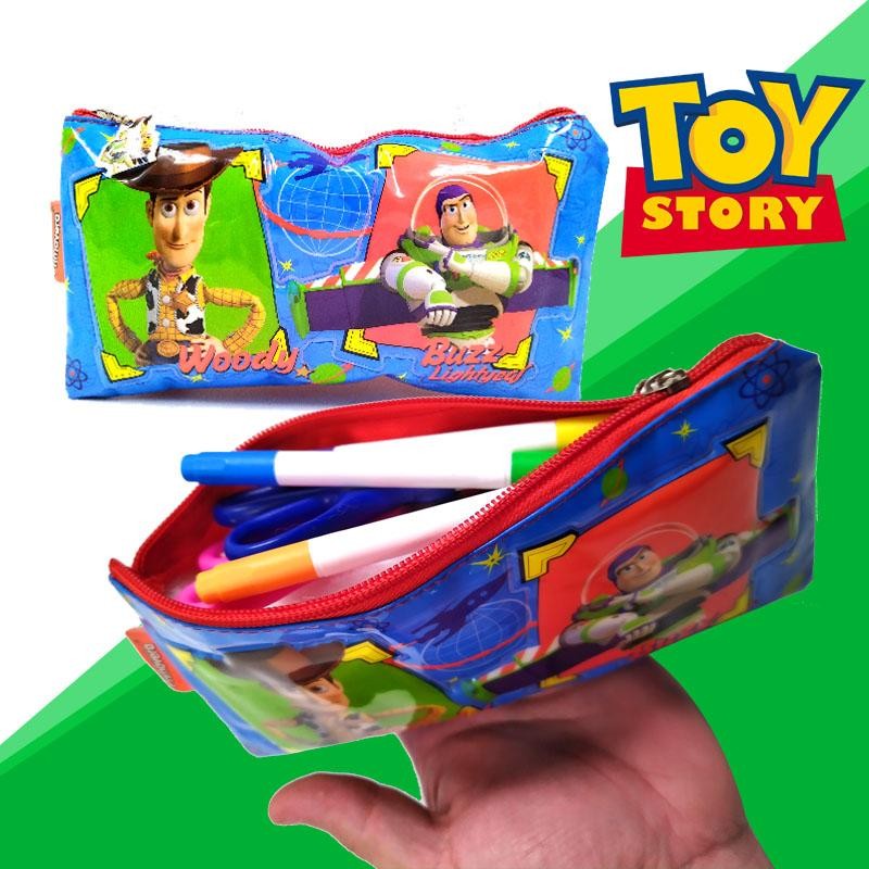 CARTUCHERA TOY STORY ESCOLAR PERSONAJES DISNEY WOODY BUZZ LIGHTYEAR NIÑOS