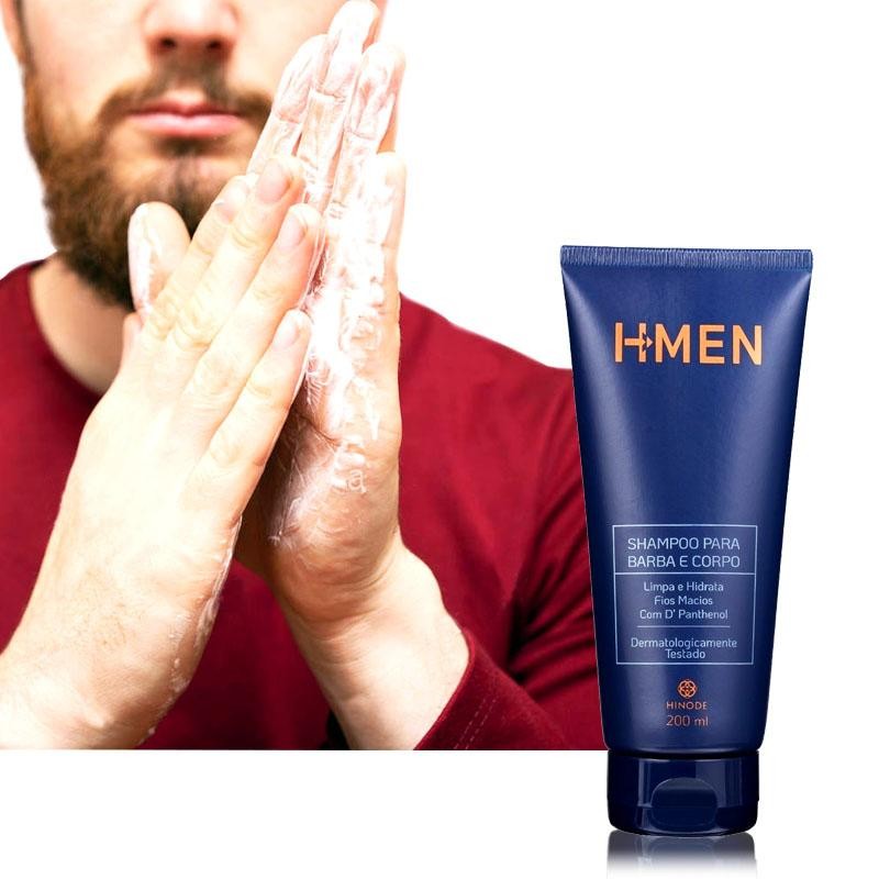 SHAMPOO PARA BARBA Y CUERPO HOMBRE CUIDADO CORPORAL MASCULINO