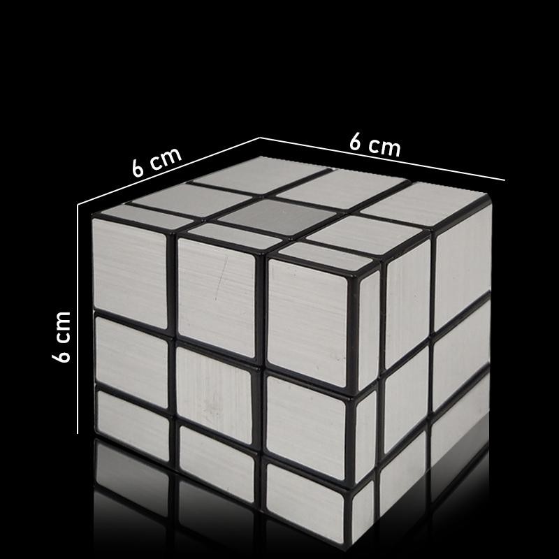 RUBIKS CUBE PLATEADO JUGUETES DESTREZA CUBO JUGUETERÍA DIDÁCTICO INTELIGENCIA