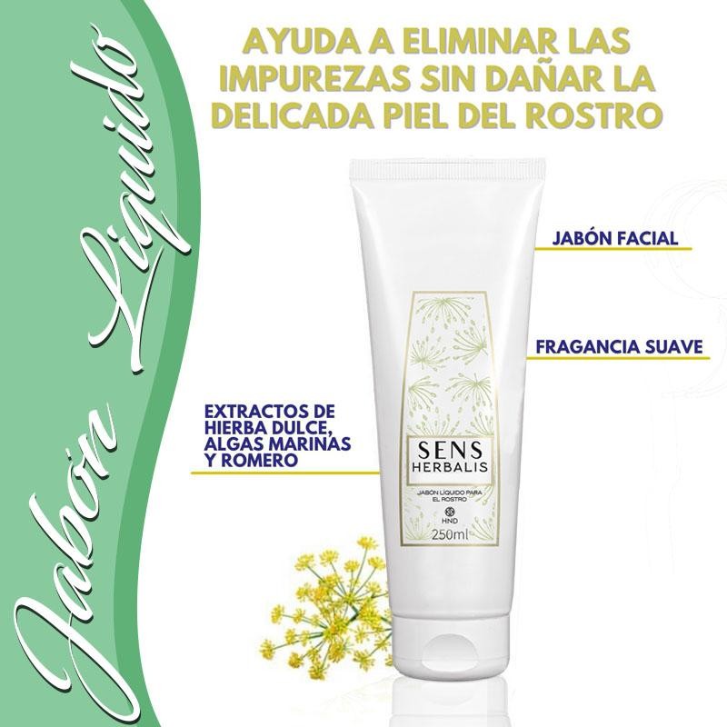 SENS HERBALIS JABÓN LIQUIDO PARA ROSTRO HND UNISEX CUIDADO CUERPO