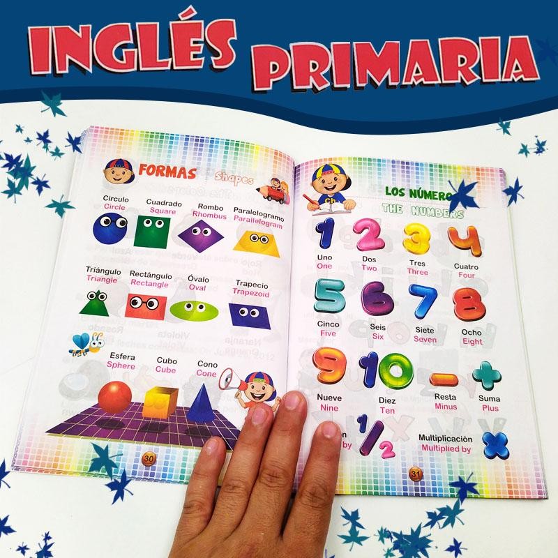 LIBROS SET X4 APRENDIZAJE INFANTIL ESCOLAR INGLES MATEMÁTICAS CALIGRAFÍA REFRANES