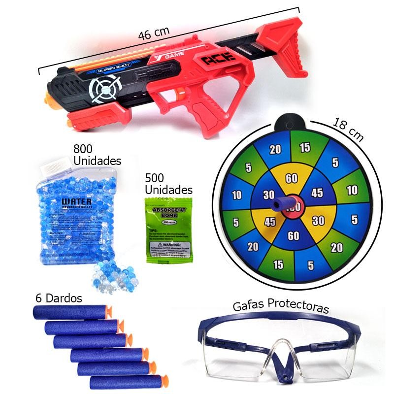 ARMAS JUGUETES SUPER SHOOT JUGUETERÍA LANZADORAS NIÑOS DIDÁCTICO