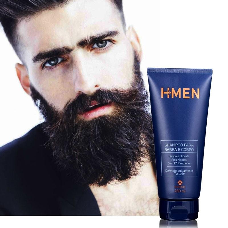 SHAMPOO PARA BARBA Y CUERPO HOMBRE CUIDADO CORPORAL MASCULINO