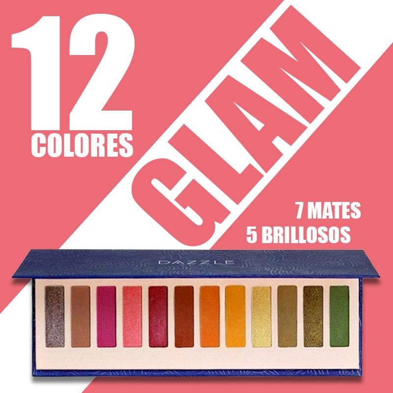 DAZZLE GLAM SOMBRAS PARA OJOS MUJERES MAQUILLAJE FEMENINO