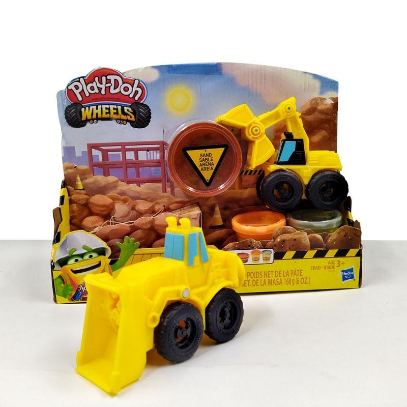 PLASTILINAS PLAY DOH RETROEXCAVADORA JUGUETES TRACTOR JUGUETERÍA DIDÁCTICA INFANTIL