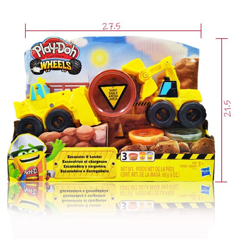 PLASTILINAS PLAY DOH RETROEXCAVADORA JUGUETES TRACTOR JUGUETERÍA DIDÁCTICA INFANTIL