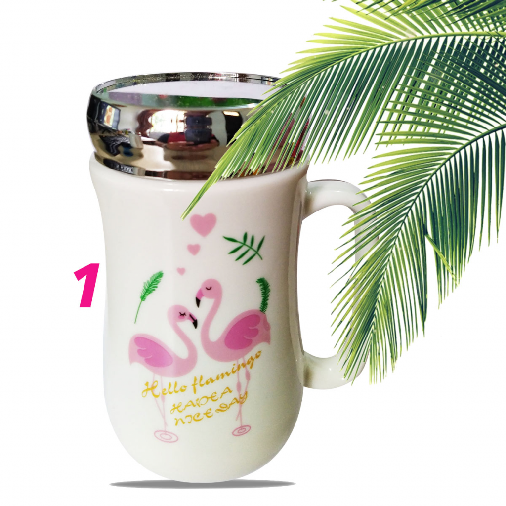 MUGS FLAMENCOS ROSADOS POCILLO DECORATIVO HOGAR TERMO