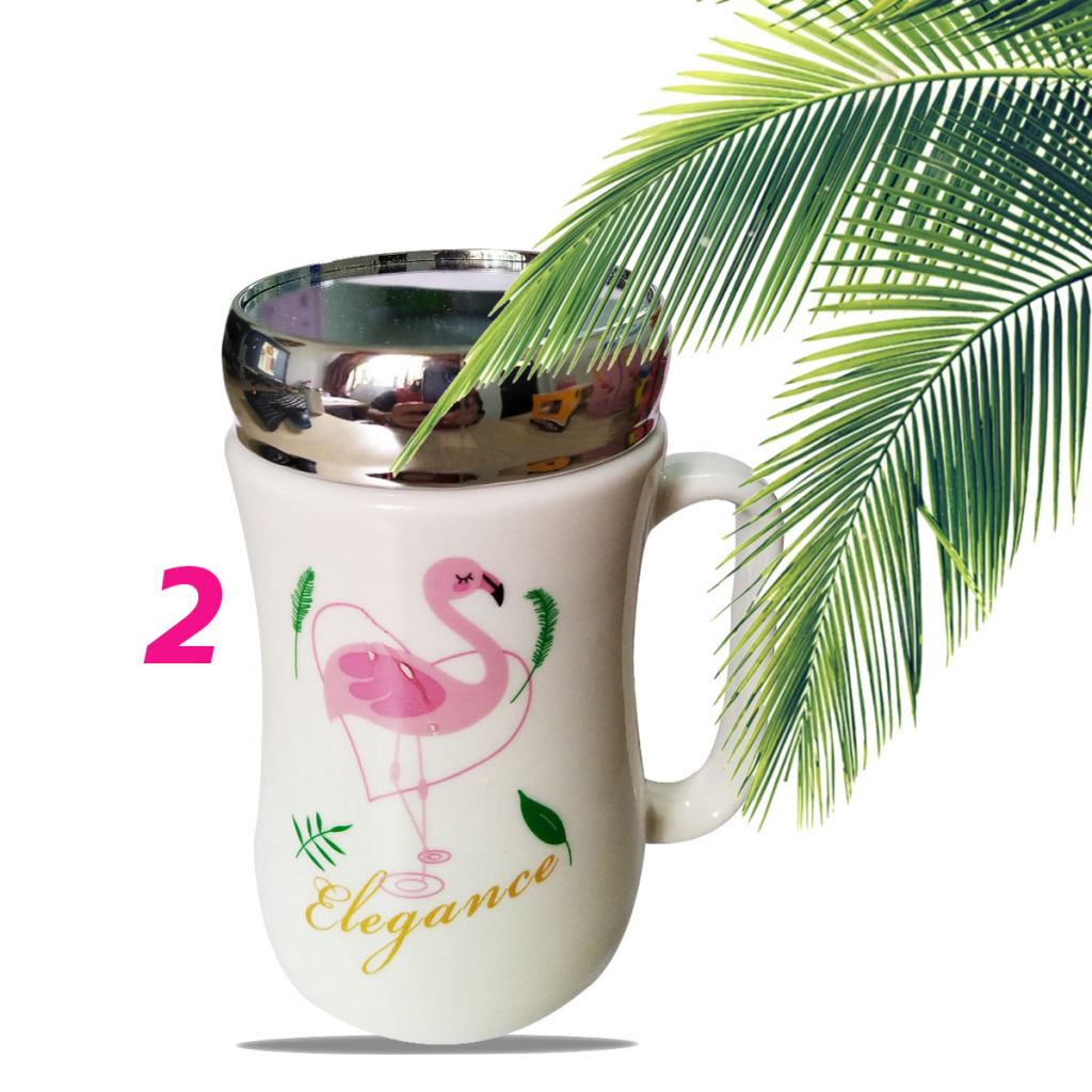 MUGS FLAMENCOS ROSADOS POCILLO DECORATIVO HOGAR TERMO