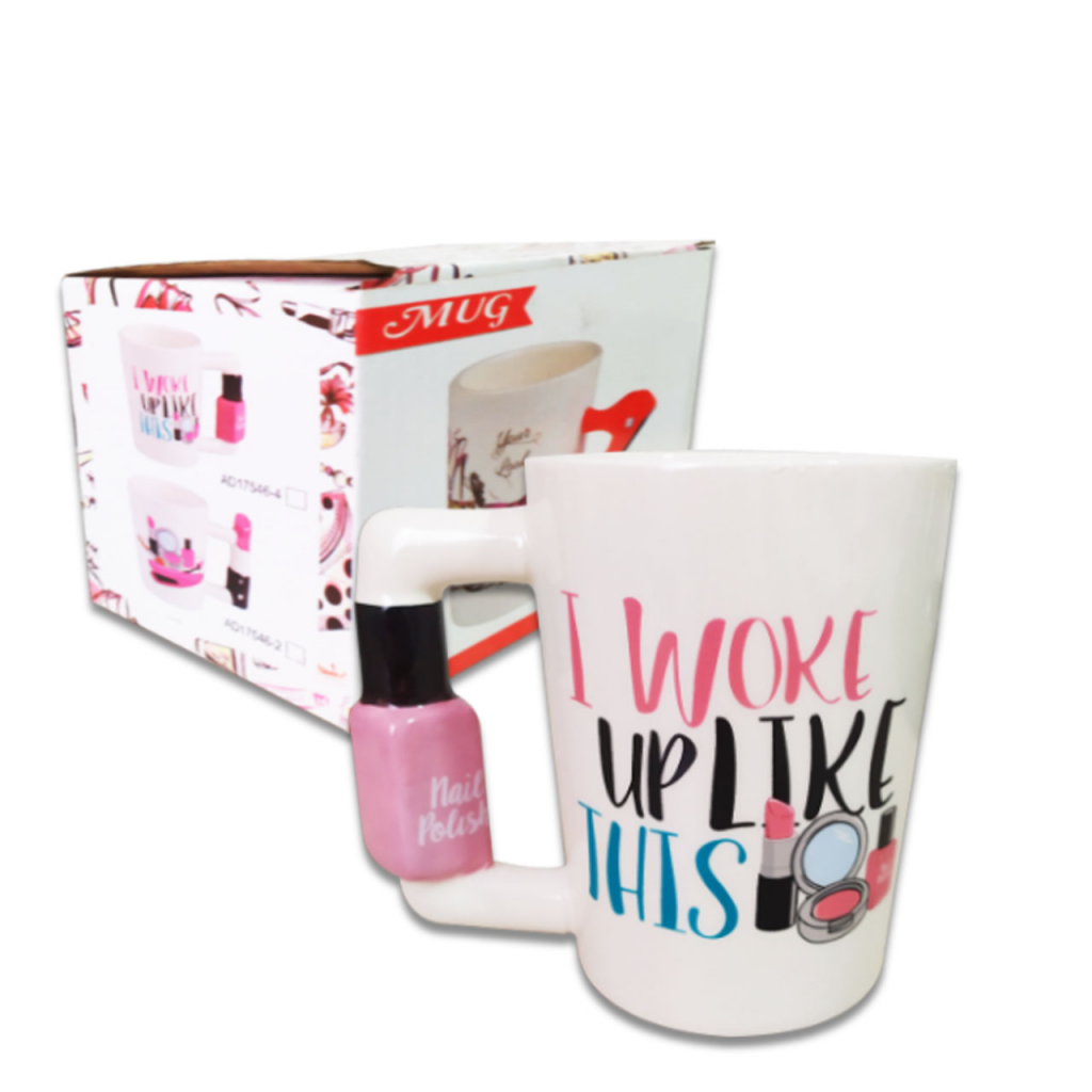 MUGS DISEÑO MAQUILLAJE POCILLOS VASO VAJILLA JUGUETERÍA MUGS