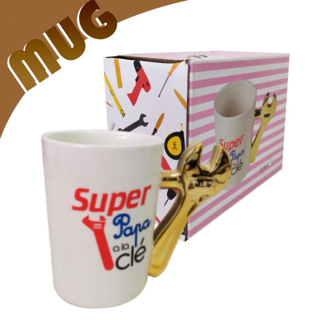 Mug Con Motivo Herramienta Llave Construcción Hogar Decoración