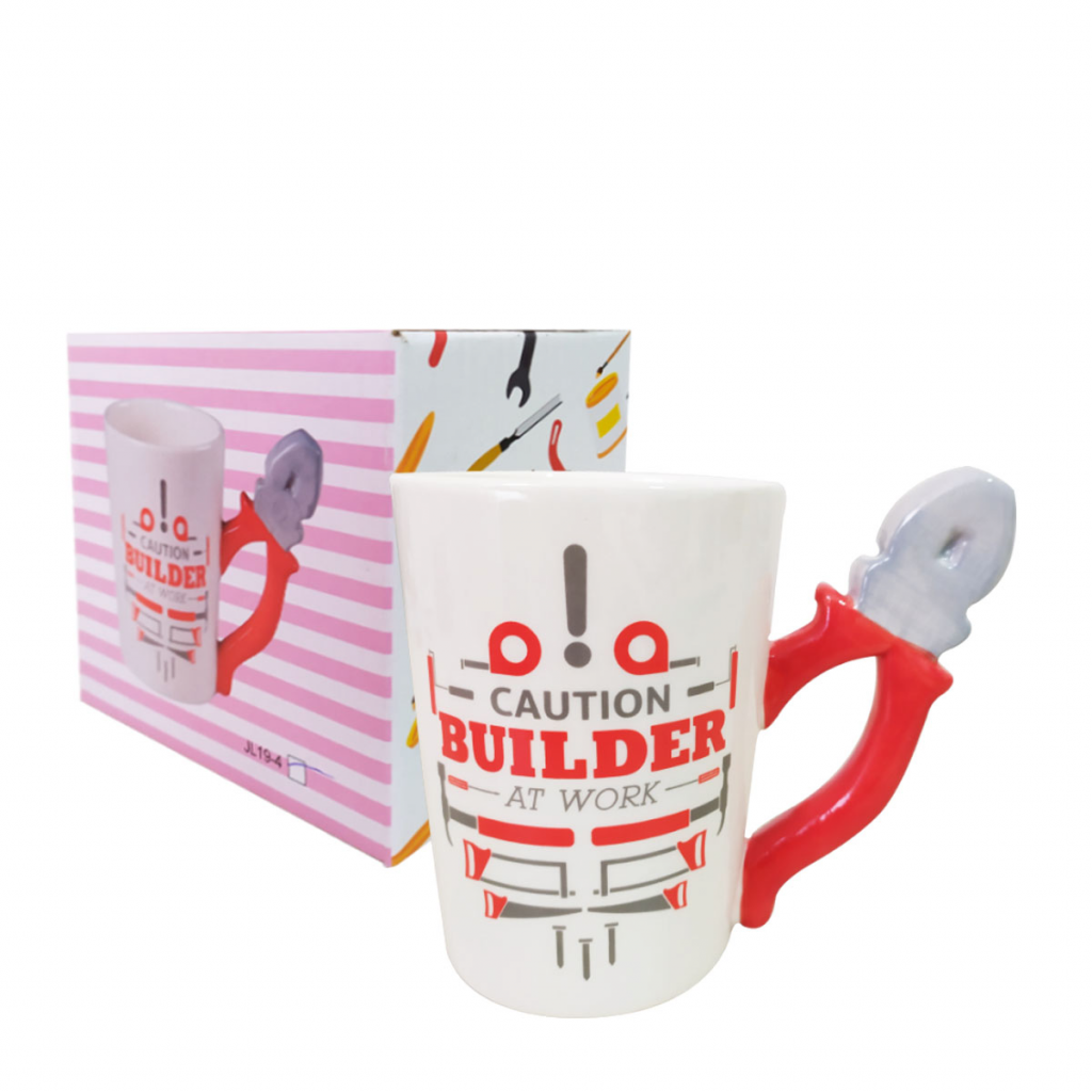 Mug Con Motivo Herramienta Alicate Construcción Hogar Decoración