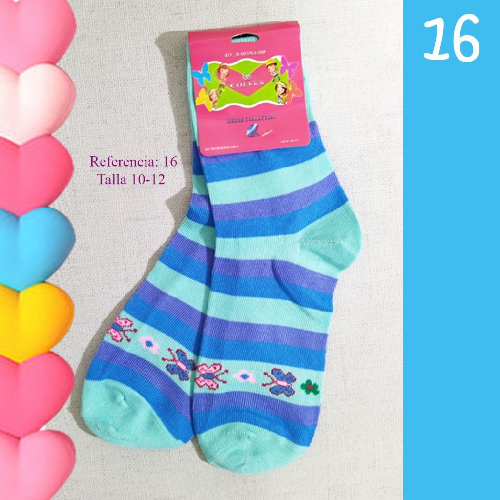 MEDIAS NIÑA CALCETINES ROPA ACCESORIOS COLORES DISEÑO VESTUARIO