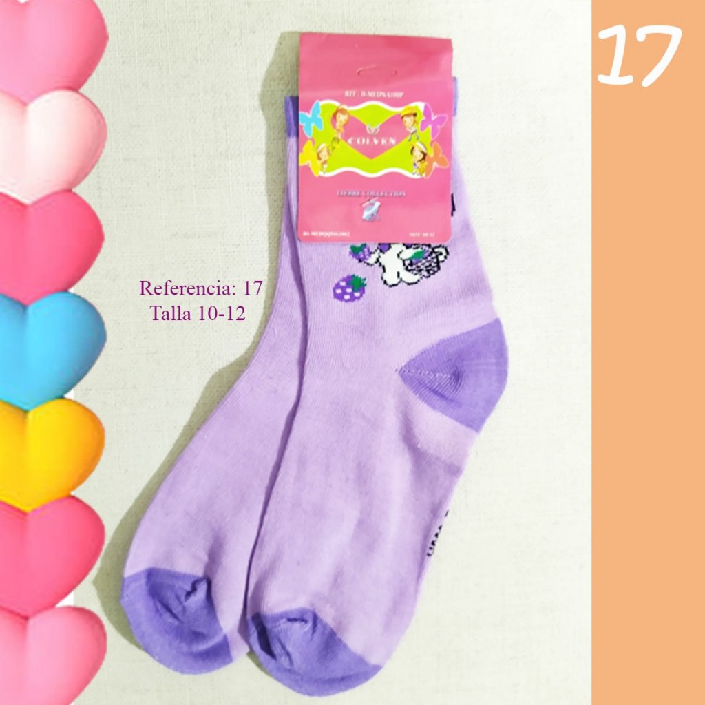 MEDIAS NIÑA CALCETINES ROPA ACCESORIOS COLORES DISEÑO VESTUARIO