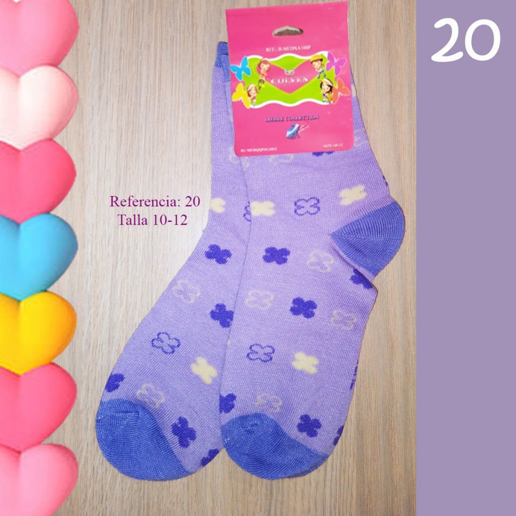 MEDIAS NIÑA CALCETINES ROPA ACCESORIOS COLORES DISEÑO VESTUARIO
