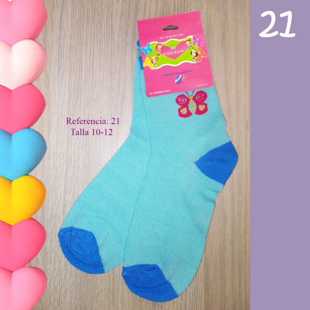 MEDIAS NIÑA CALCETINES ROPA ACCESORIOS COLORES DISEÑO VESTUARIO