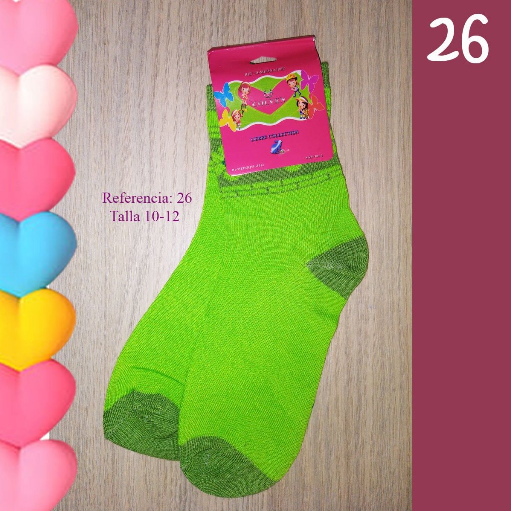 MEDIAS NIÑA CALCETINES ROPA ACCESORIOS COLORES DISEÑO VESTUARIO