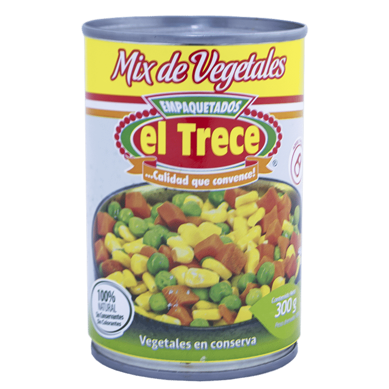 MIX DE VEGETALES 300G Presentación: CX12