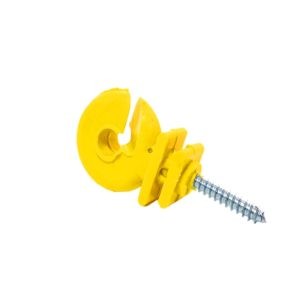 AISLADOR TORNILLO (AMARILLO Y NEGRO)