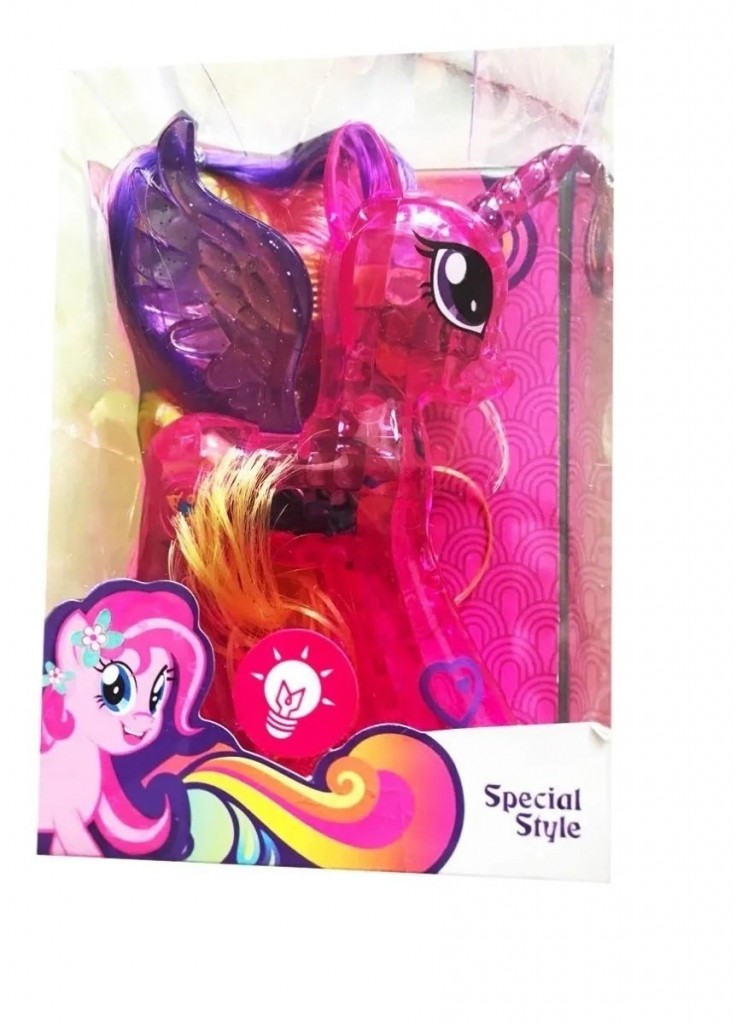 Unicornio Little Pony Luces Colección juguetería Niñas Rosado