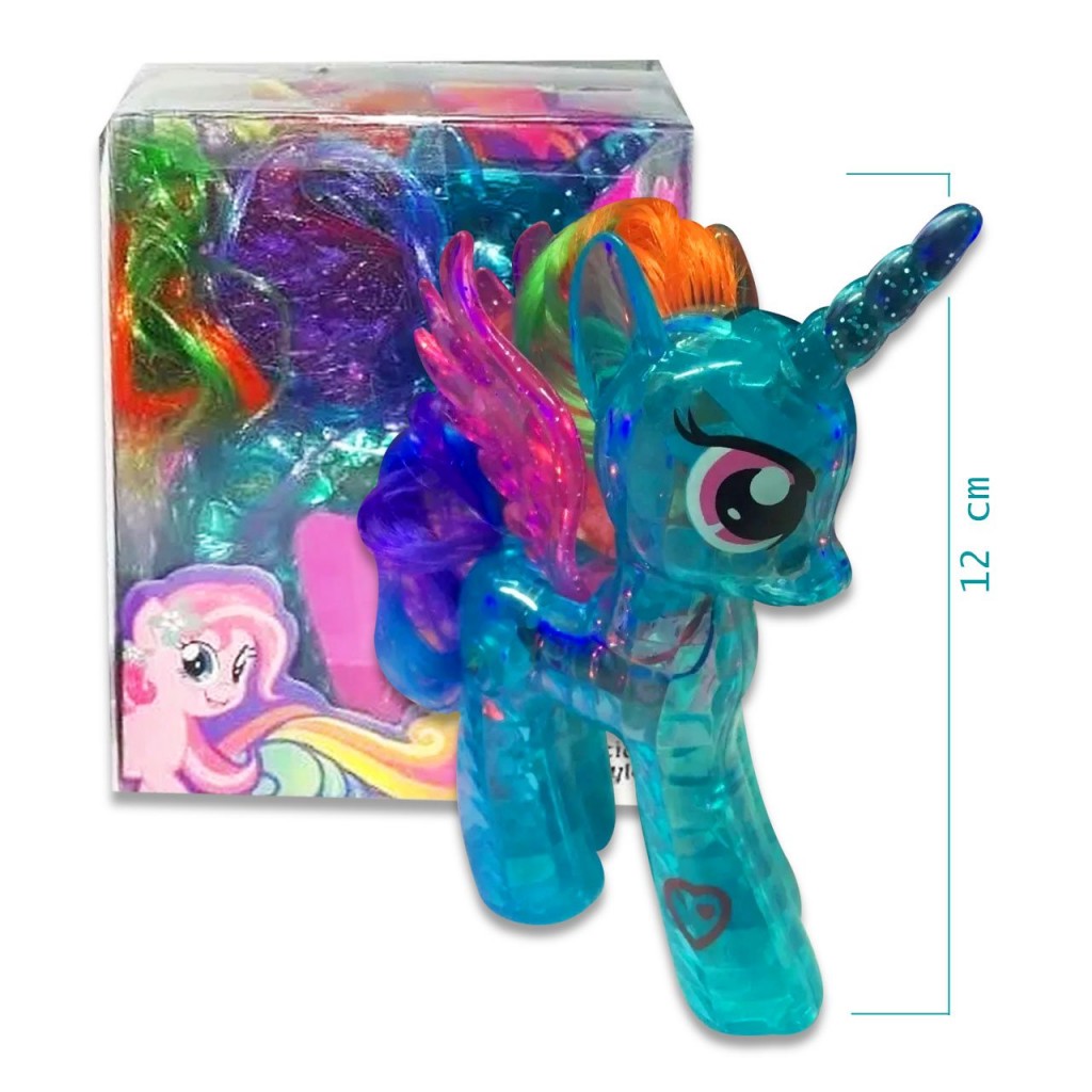 Unicornio Little Pony Luces Colección juguetería Niñas Rosado