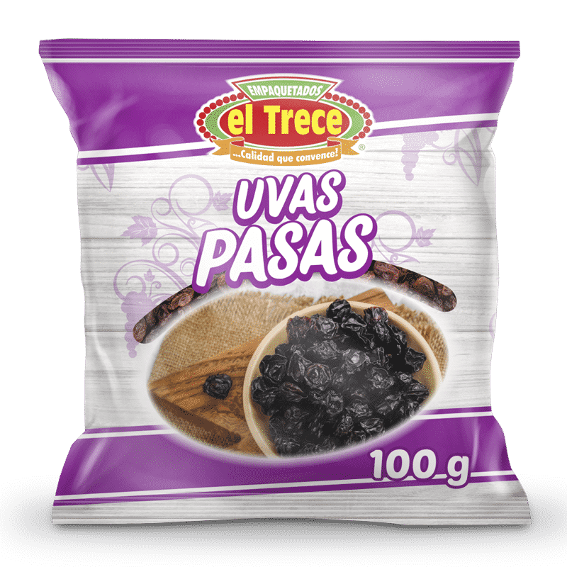 UVAS PASAS 100 GR Presentación: UNI