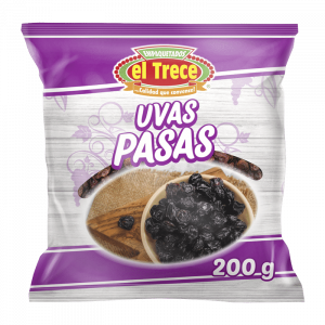 UVAS PASAS EL TRECE 200G Presentación: UNI
