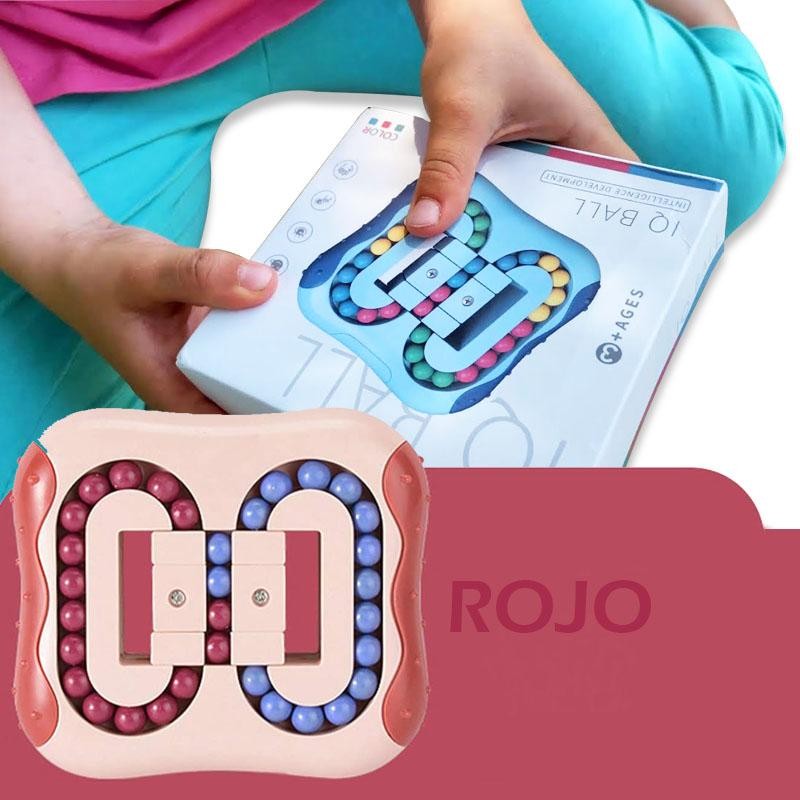 JUGUETES IQ BALL ROJO DIDÁCTICO ANTIESTRÉS DESARROLLO INTELIGENCIA JUGUETERÍA