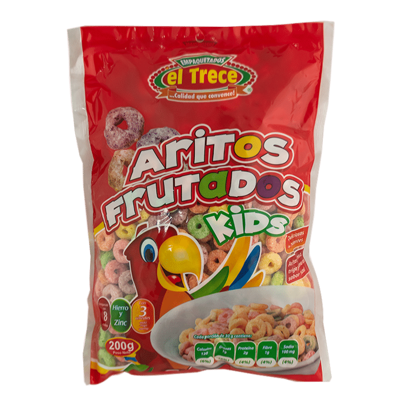 CEREAL ARITOS FRUTAS 200 GR Presentación: UNI
