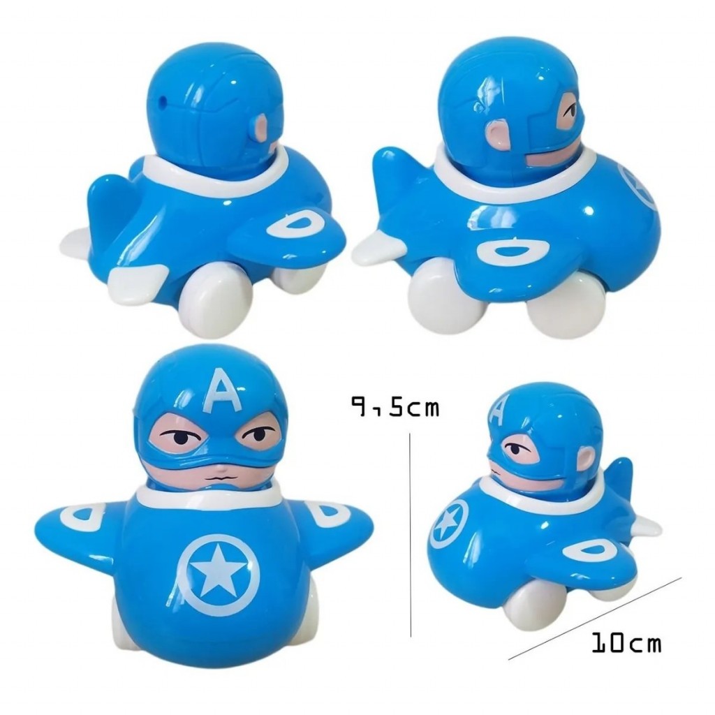 CARRO AVIÓN VENGADORES X2 JUGUETES DIDACTICO JUGUETERIA