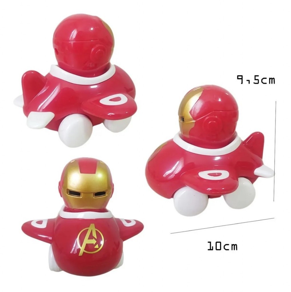 CARRO AVIÓN VENGADORES X2 JUGUETES DIDACTICO JUGUETERIA