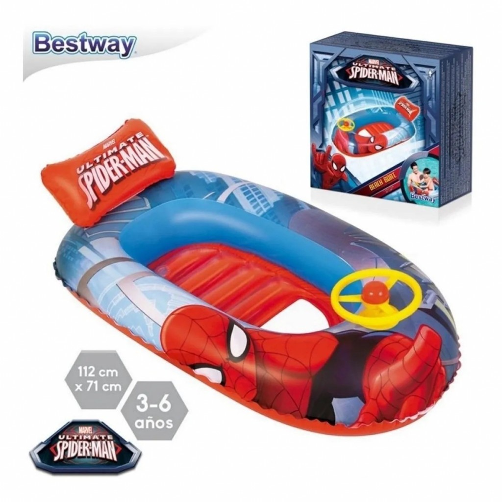 SPIDERMAN FLOTADOR HOMBRE ARAÑA JUGUETE PISCINA JUGUETERIA