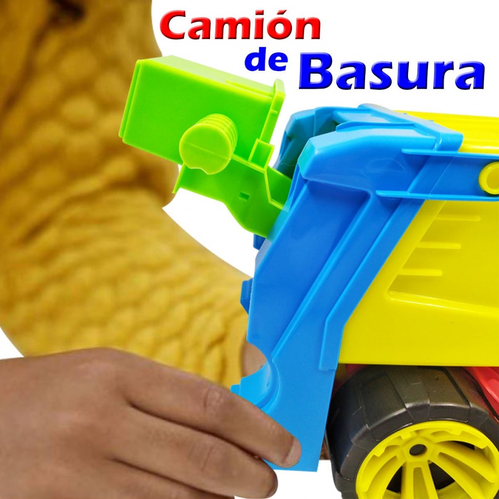 CARRO RECOLECTOR BASURA JUGUETE CAMIÓN ESCALA JUGUETERÍA DIDÁCTICO