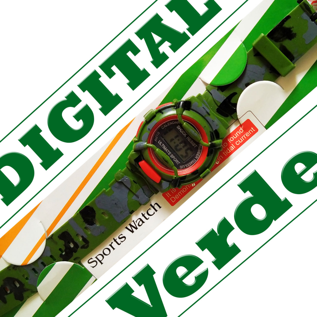 RELOJ NIÑO CAMUFLAJE JUGUETE LED DIGITAL JUGUETERIA PULSO