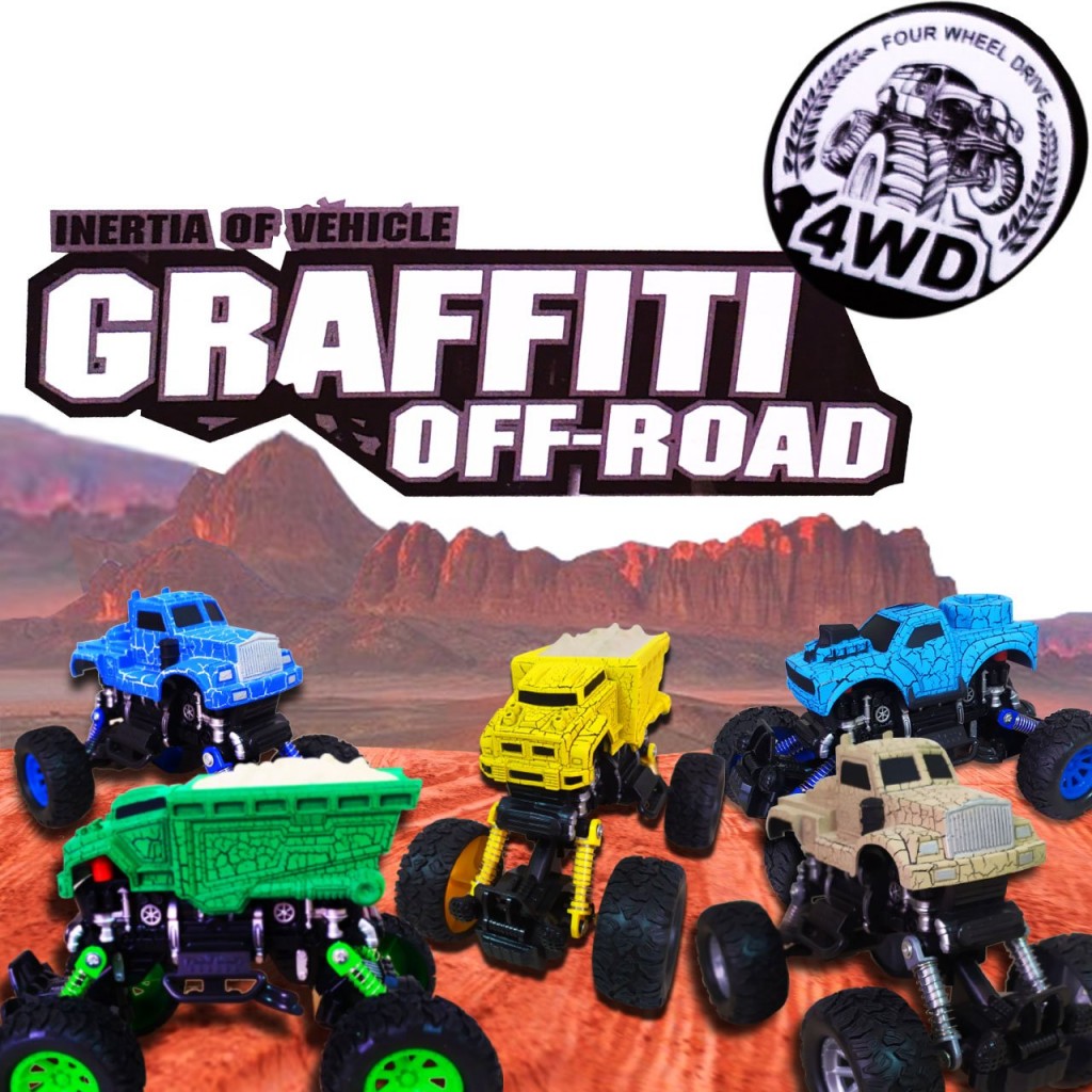 CARROS MONSTER JUGUETERÍA TODO TERRENO FRICCIÓN CARS JUGUETE