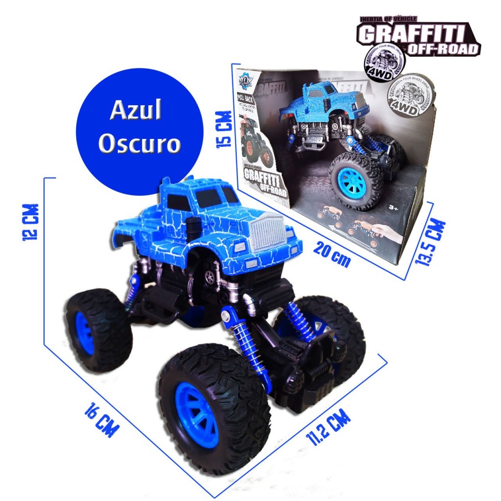 CARROS MONSTER JUGUETERÍA TODO TERRENO FRICCIÓN CARS JUGUETE