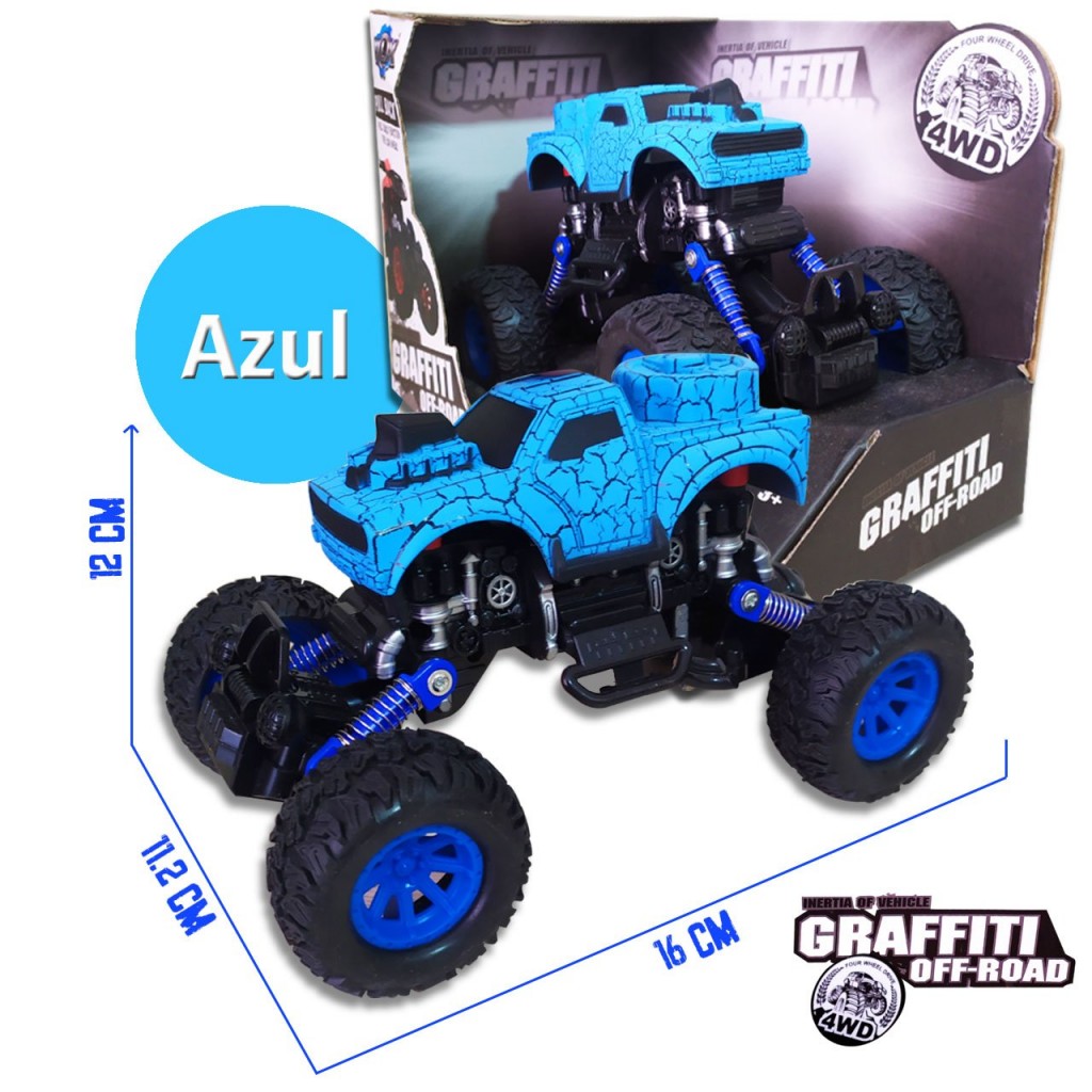 CARROS MONSTER JUGUETERÍA TODO TERRENO FRICCIÓN CARS JUGUETE