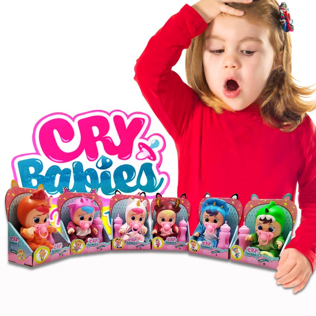 CRY BABIES BEBÉ MUÑECA NIÑAS JUGUETE SONIDOS JUGUETERIA