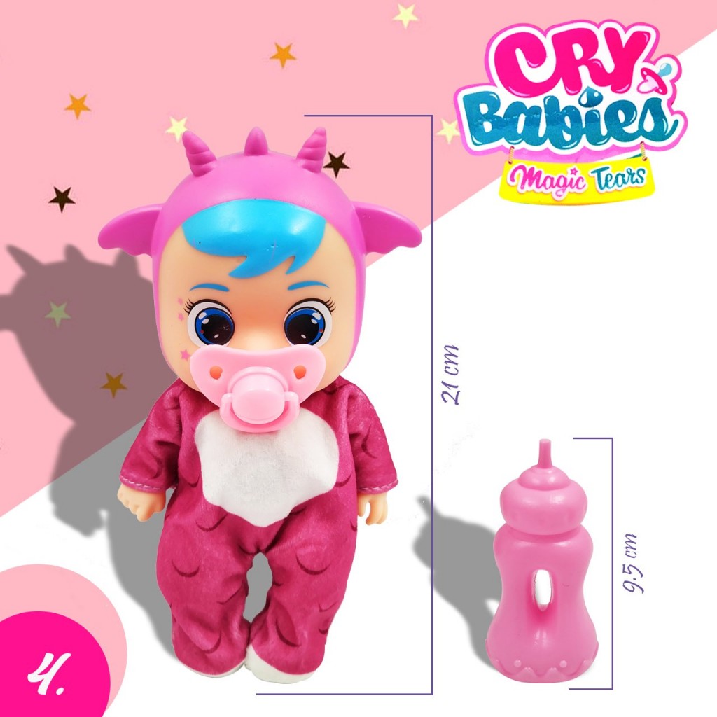 CRY BABIES BEBÉ MUÑECA NIÑAS JUGUETE SONIDOS JUGUETERIA