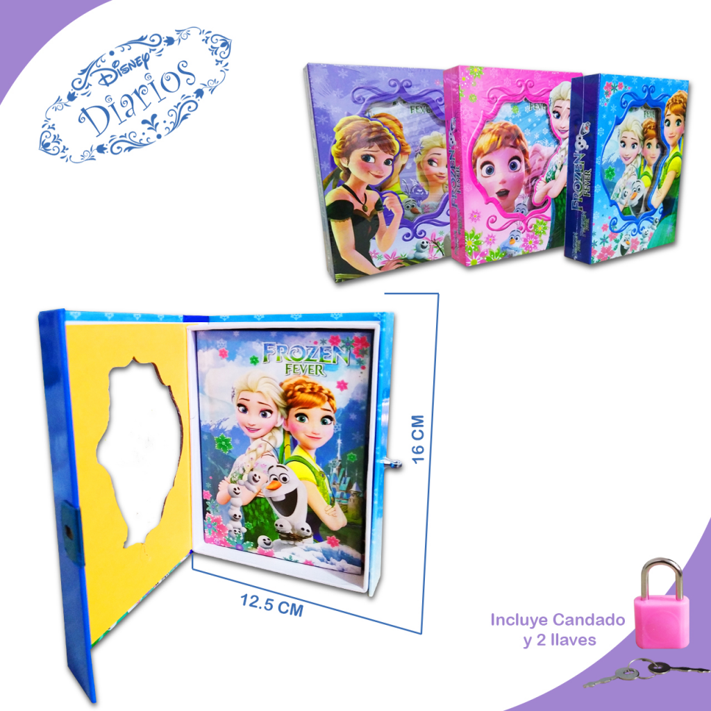 FROZEN DIARIO AGENDA NIÑA DIDÁCTICOS
