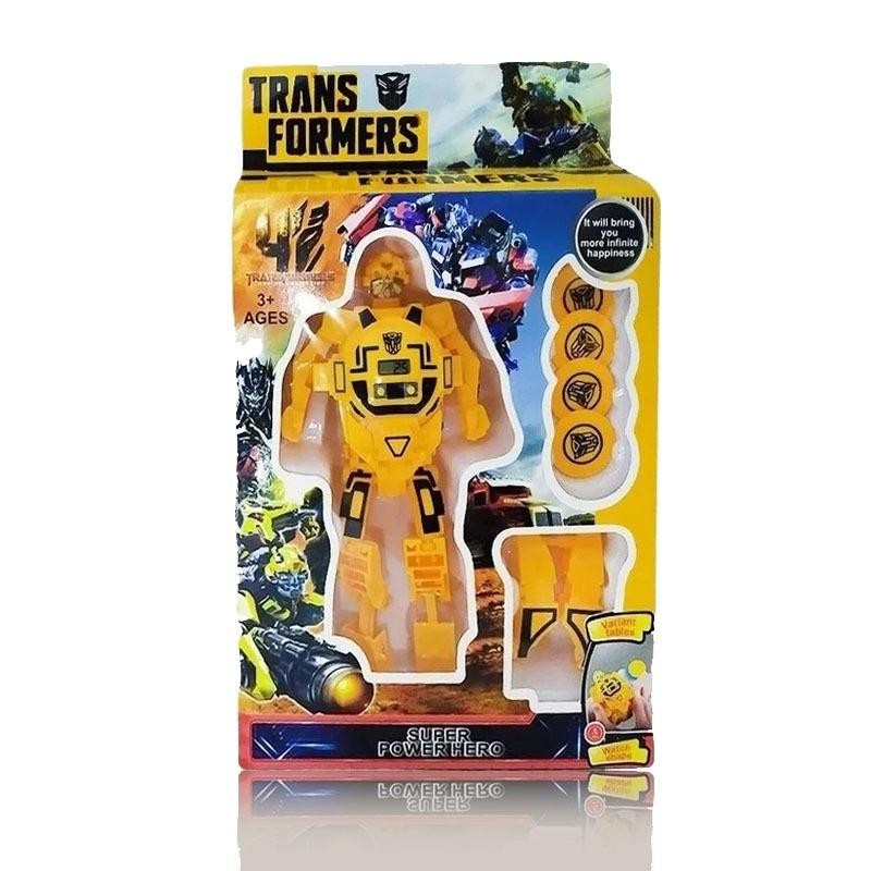 TRANSFORMERS BUMBLEBEE AMARILLO RELOJ