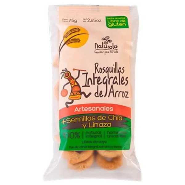PAN ARROZ ROSQUILLA CHIA LINAZA 75GR